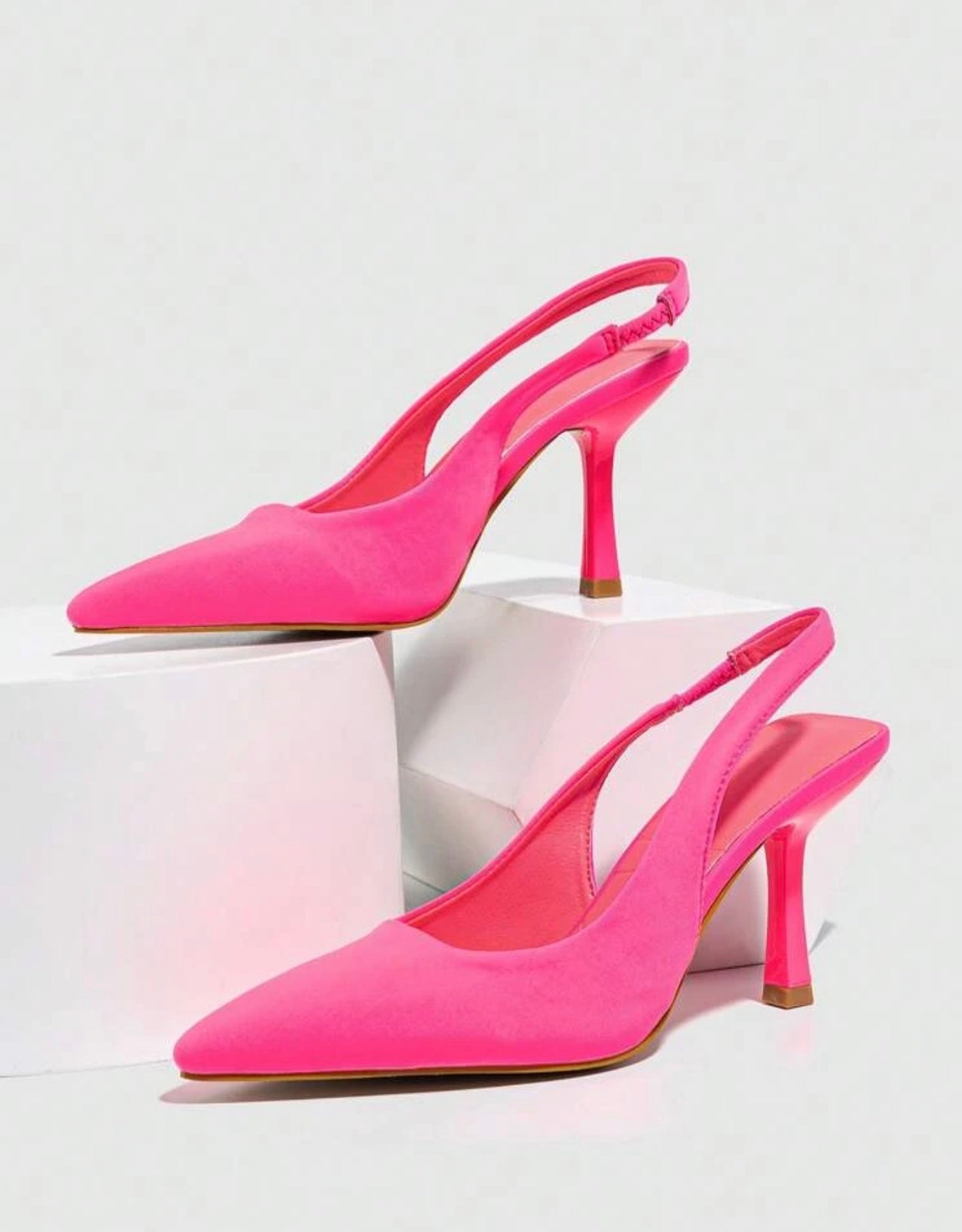 Décolleté sling back - FUCSIA