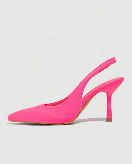 Décolleté sling back - FUCSIA